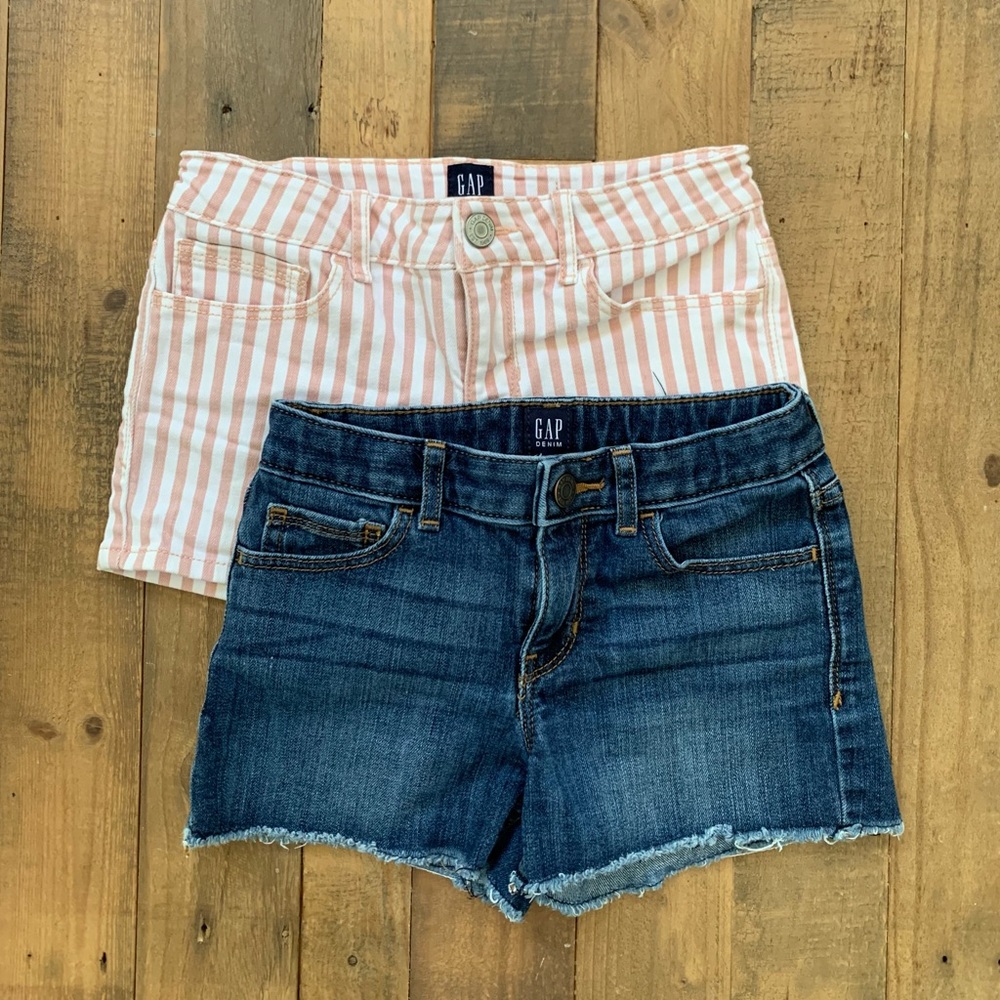 GAP Kids Denim Shortie Shorts *Bundle*